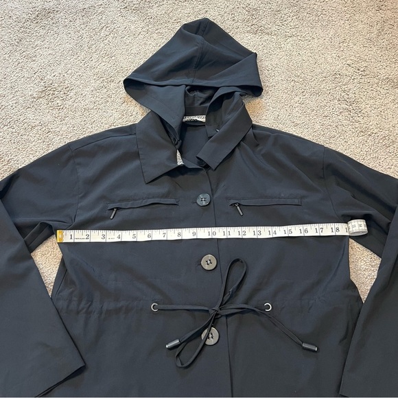 Soft Surroundings Black GO LIVELY Lightweight Snap Off Hem Utility Jacket. Sz XS - Picture 9 of 14